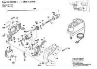 Bosch 0 601 920 442 GBM 7,2 VES Cordless Drill 7.2 V / GB Spare Parts GBM7,2VES